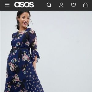 Like New! Floral Maternity Dress